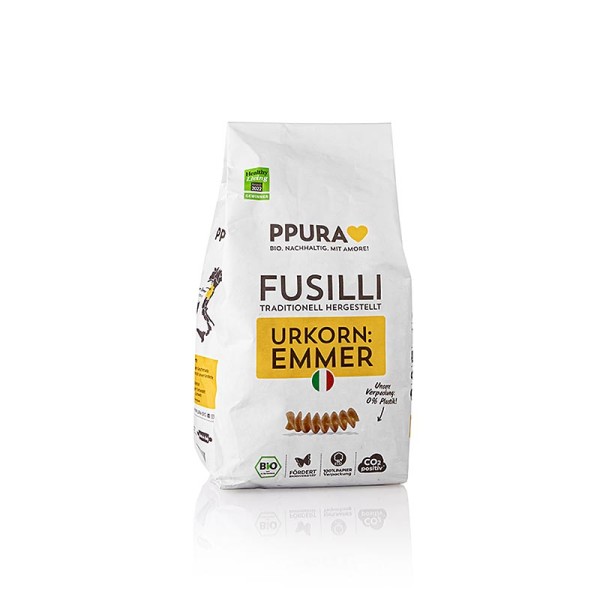 Ppura - Ppura Fusilli Nudeln aus italienischem Emmer BIO