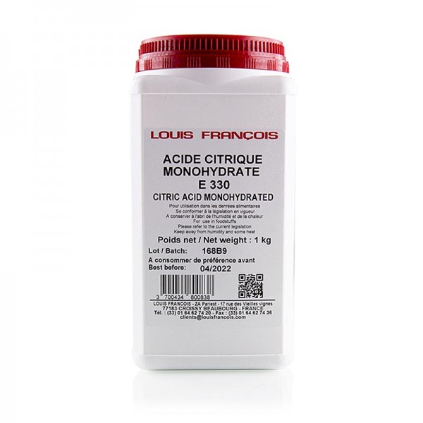 Louis Francois - Säuerungsmittel Zitronensäure (Acid Citrique) Pulver (E330) Louis Francois