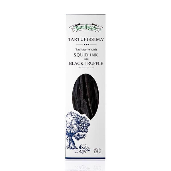 Tartuflanghe - TARTUFISSIMA® Tagliatelle Nudeln Tintenfischtinte & Trüffel Tartuflanghe