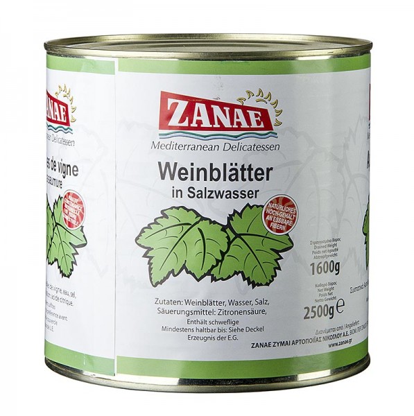 Zanae - Weinblätter in Salzwasser