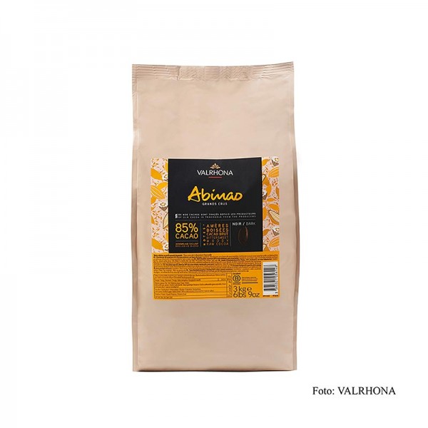 Valrhona - Abinao Grand Cru dunkle Couverture Callets 85% Kakao Afrika