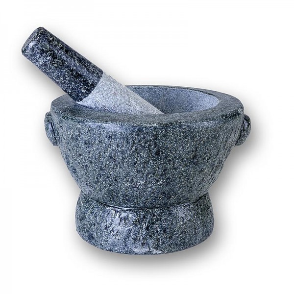 Deli-Vinos Kitchen Accessories - Steinmörser ø 19.5cm außen ø 14cm innen 13.5cm hoch ca. 7 kg