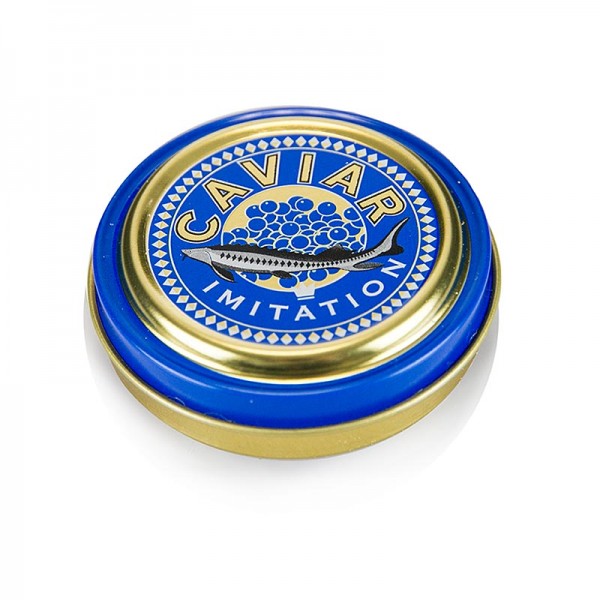 100% Chef - Kaviardose - gold/blau ohne Gummi,Ø5.5cm (außen 6.5) für 80g Kaviar 100% Chef