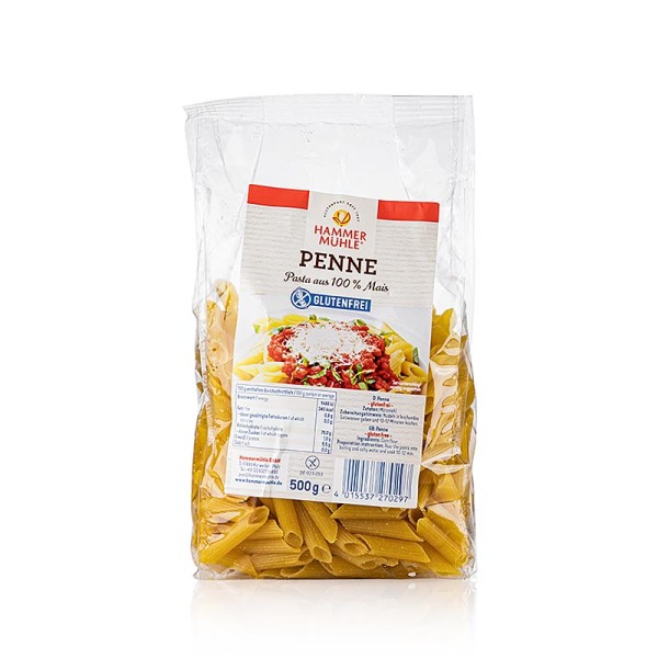 Hammermühle - Hammermühle - Penne aus Mais laktose und glutenfrei