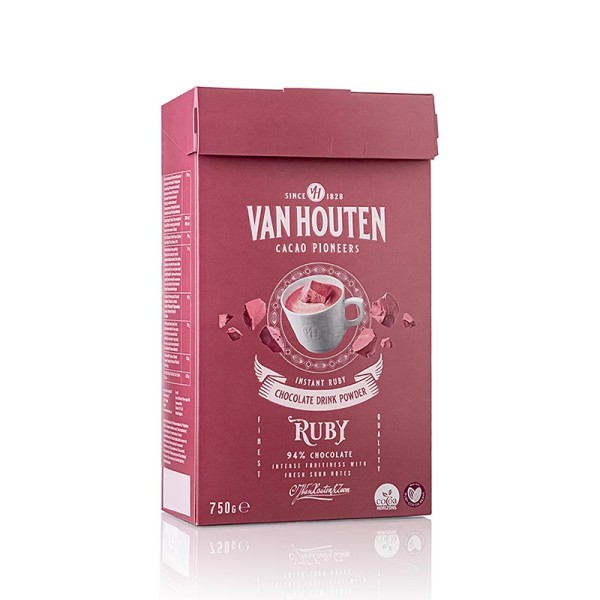 Van Houten - Van Houten Ground Ruby Chocolate Trinkschokoladen Pulver VM-54621-V99