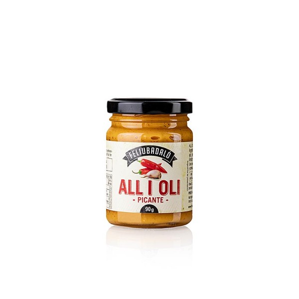 Feliubadalo - Allioli Salsa Creme picante scharfe Knoblauchcreme rot