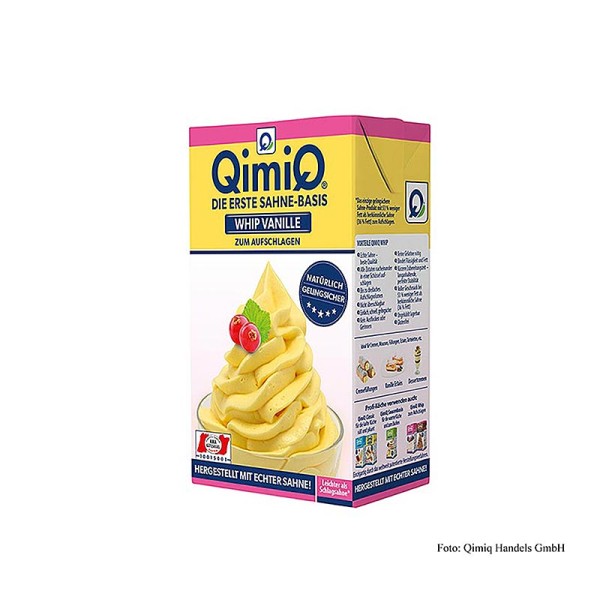 QimiQ - QimiQ Whip Vanille kalt aufschlagbares Sahne Dessert 17% Fett