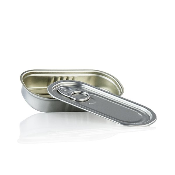 100% Chef - Dose Rechteckig incl. Deckel (Aludose) leer 60ml 100 % Chef