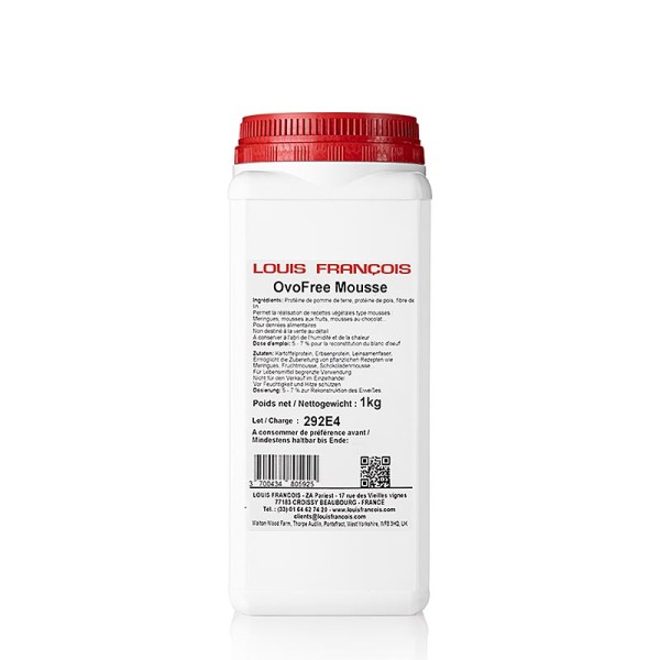 Louis Francois - OvoFree Mousse pflanzlicher Mousse Stabilisator Louis Francois