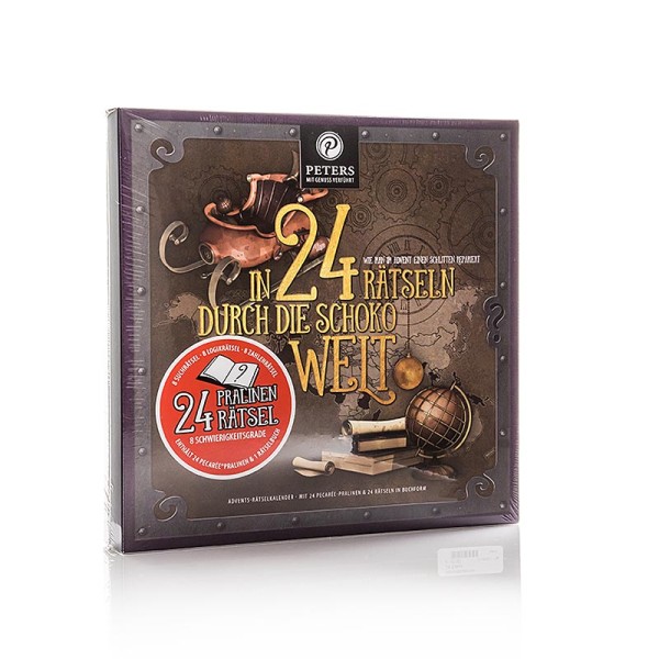Peters - Adventskalender In 24 Rätsel um die Welt mit Alkohol Peters