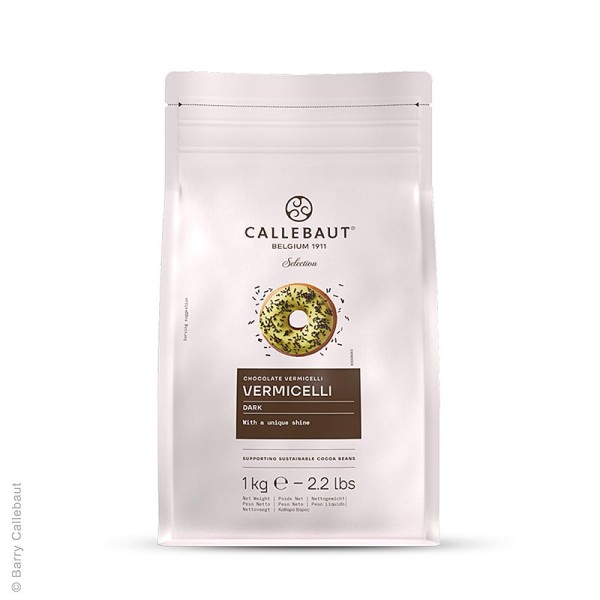Callebaut - Dark Vermicelli - dunkle Schokoladenstreusel Callebaut (CHD-CR-1Z2-E0)