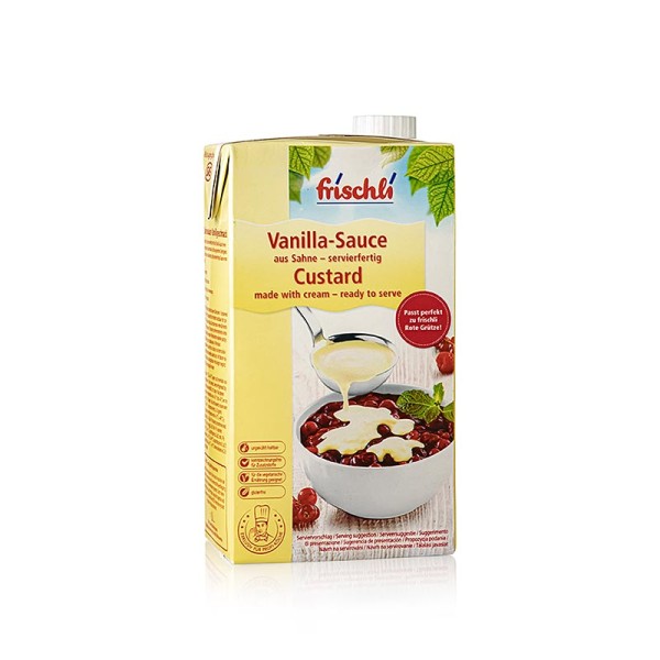Frischli - Vanilla-Sauce mit Vanillegeschmack warm & kalt verwendbar Frischli