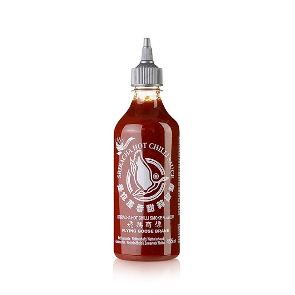 Flying Goose - Chili-Sauce - Sriracha scharf smokey Squeeze Flasche Flying Goose