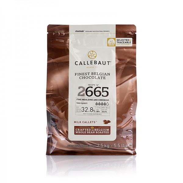 Callebaut - Vollmilch dünnfließend Callets 32% Kakao
