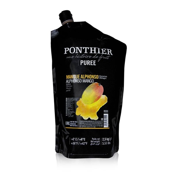 Ponthier - Ponthier Mango Püree mit Zucker 2.5kg