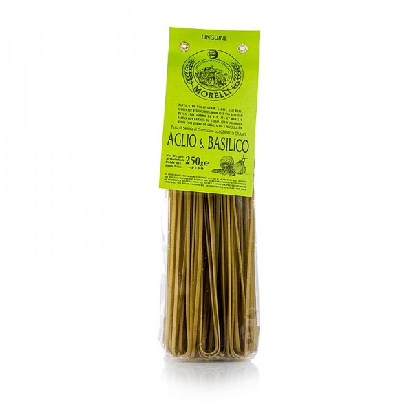 Morelli 1860 - Morelli 1860 Linguine mit Knoblauch Basilikum & Weizenkeimen