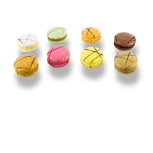 La Rose Noire - La Rose Noire - Macarons Mischung gefüllt 8 Sorten ø 40mm TK