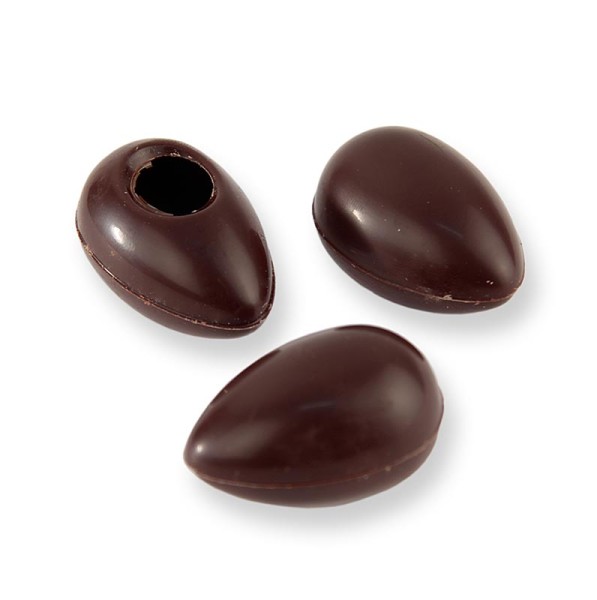 Deli-Vinos Patisserie - Pralinen-Ei-Hohlkörper Zartbitter klein 40x26mm Läderach (Ostern)