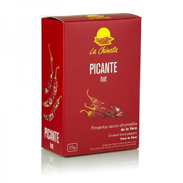 La Chinata - Getrocknete Paprikas geräuchert scharf ca. 5-7 Stück La Chinata