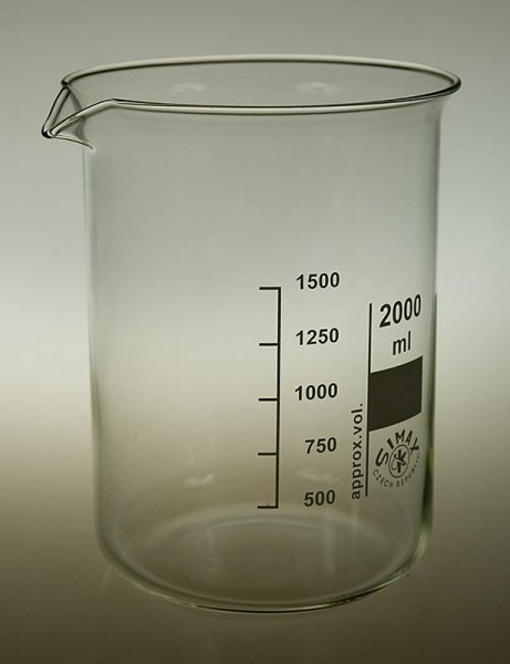 Deli-Vinos Molekular - Becherglas aus Borosilikatglas - 2 Liter