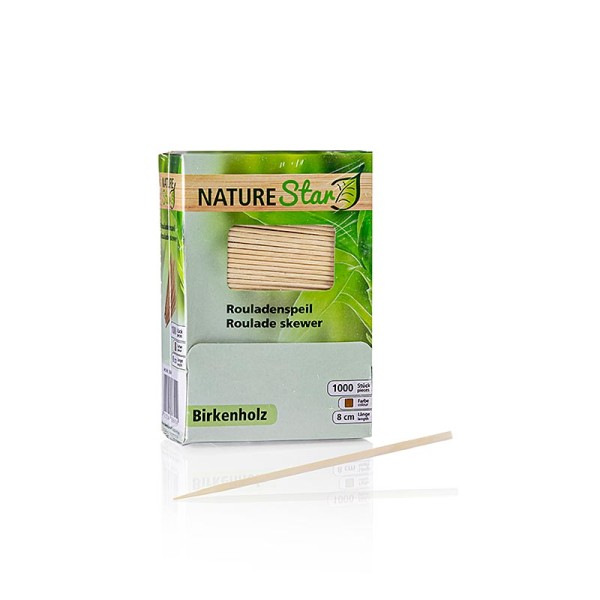 Nature Stan - Holz Rouladenspieße Party Picker 8cm klein