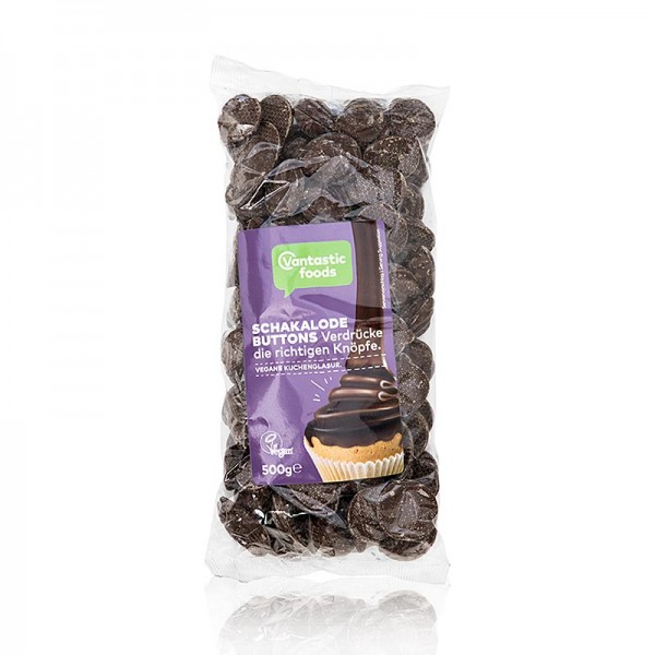 Vantastic Foods - SCHAKALODE Buttons Original vegane Couverture Callets