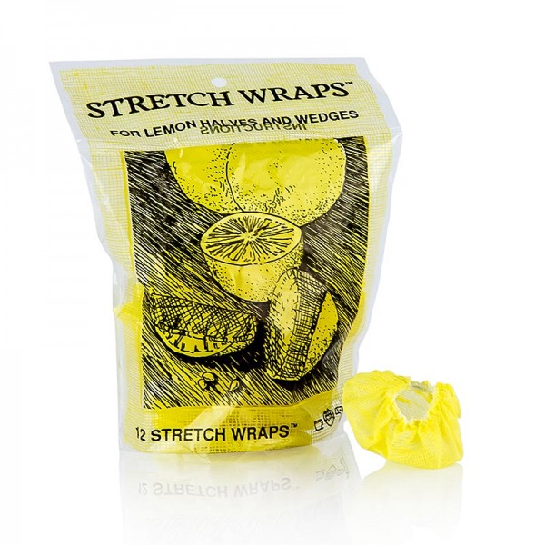 The Original Lemon Wraps - The Original Lemon Stretch Wraps - Zitronenserviertuch gelb mit Gummiband