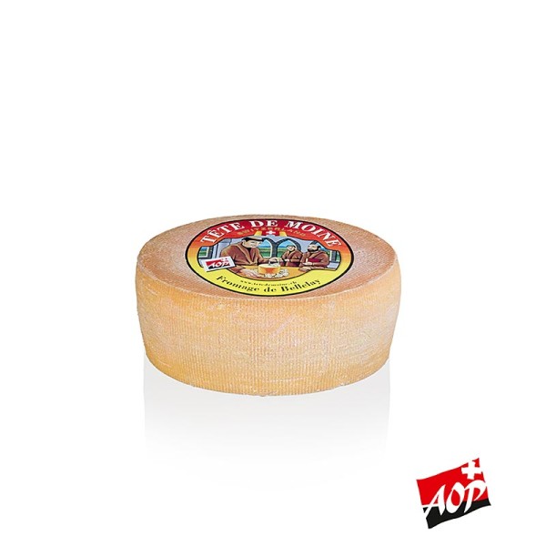 Tete de Moine - Mönchskopfkäse - Tête de Moine AOP halber Laib