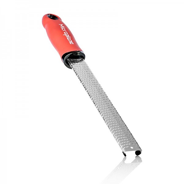 Microplane - Premium Classic - Stab Zesten Reibe Griff coral/soft-touch