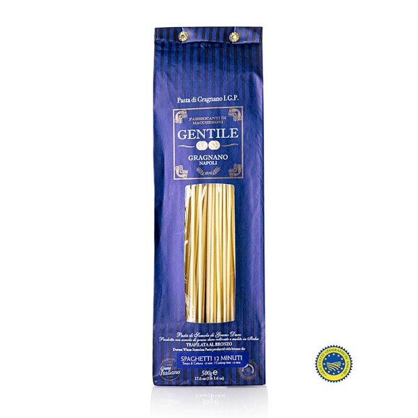 Pastificio Gentile Gragnano - Pastificio Gentile Gragnano IGP/g.g.A. - Spaghetti ø 2.2mm bronzegezogen