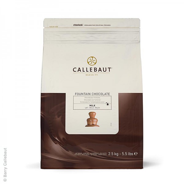 Callebaut - Vollmilch für Brunnen & Fondue Callets 37.8% Kakao