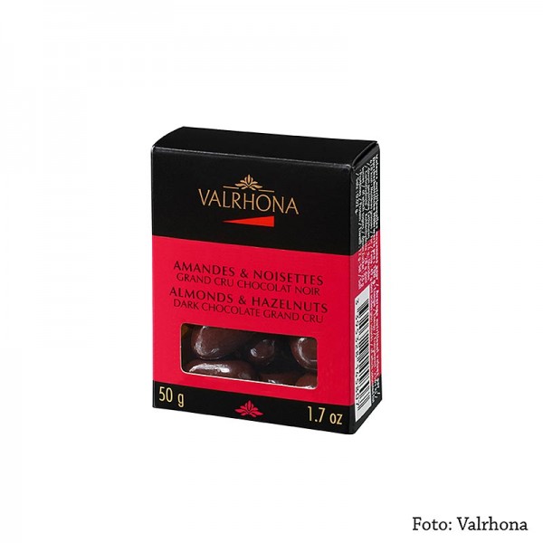 Valrhona - Valrhona Equinoxe Kugeln - Mandeln/Haselnüsse in Bitterschokolade