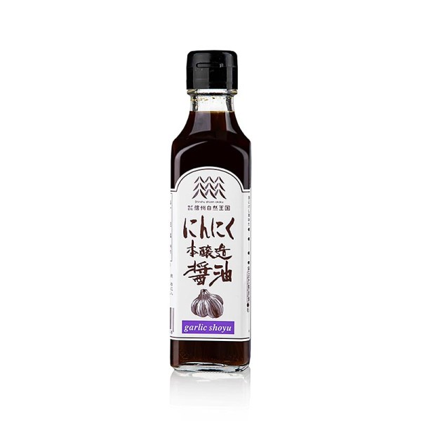 Shizen no Aji - Soja-Sauce - Shoyu Honjyozo Knoblauch Shizen Okoku