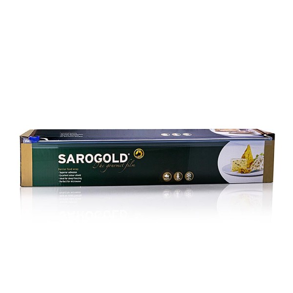 Sarogold - SAROGOLD Gourmet-Folie 45cm Faltschachtel (Frischhaltefolie)