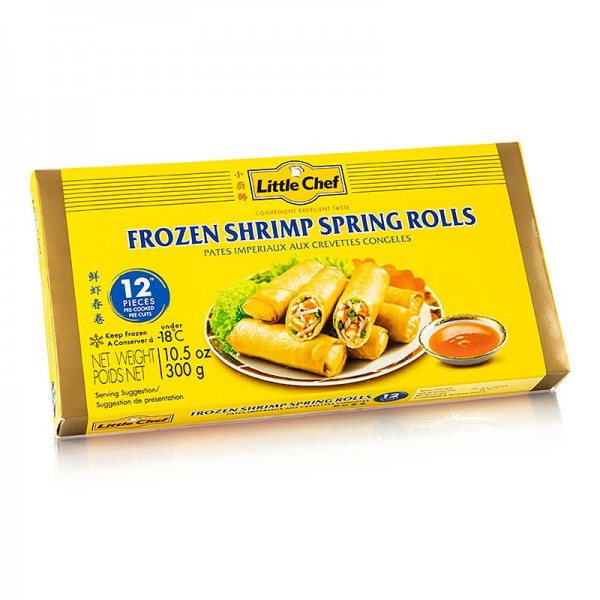 Deli-Vinos Asia - Mini-Frühlingsrollen Shrimps mit Garnelen und Gemüse TK