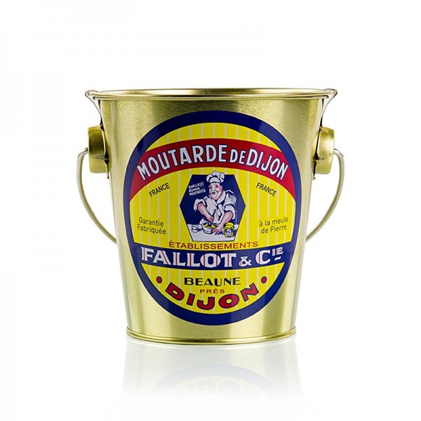 Fallot - Dijon Senf fein scharf Fallot Glas im Eimer