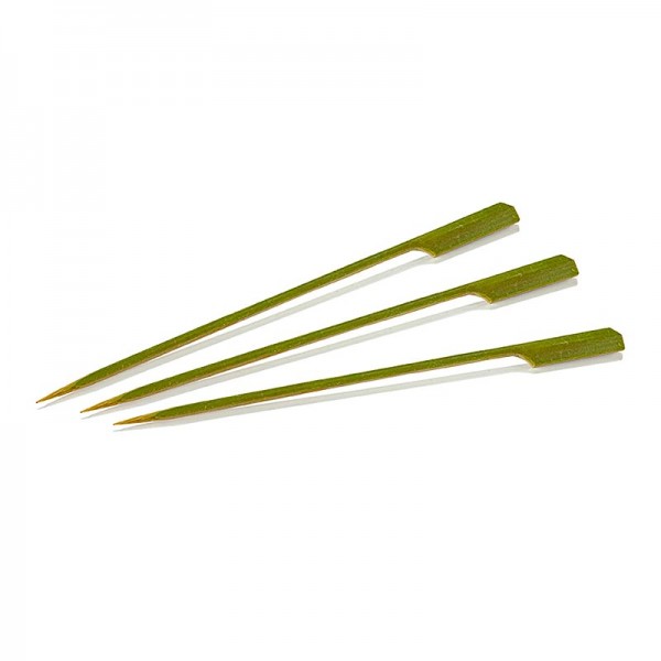 Deli-Vinos Kitchen Accessories - Bambus-Spieße mit Blattende 18cm