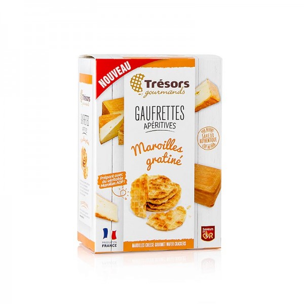 Barsnack Tresors - Barsnack Trésors - Gaufrettes franz. Mini-Waffeln mit Maroilles Käse