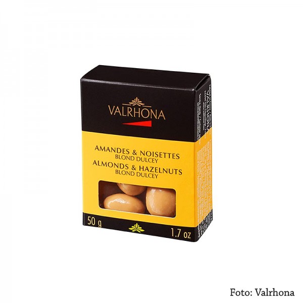 Valrhona - Valrhona Equinoxe Kugeln - Mandeln/Haselnüsse in Dulcey Schokolade