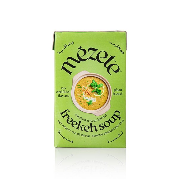 mézete - Gourmet Freekeh Soup Weizensuppe Mézete