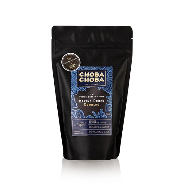 Choba Choba - Oswaldo 71% Bitter Couverture Baking Drops Choba Choba BIO