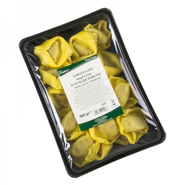 Viveri - Frische Tortelloni mit Ei und Ricotta-Steinpilz-Füllung Viveri