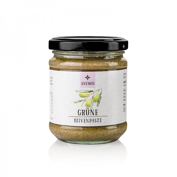 Anemos - Oliven-Paste - Tapenade grün aus Chalkediki Oliven ANEMOS