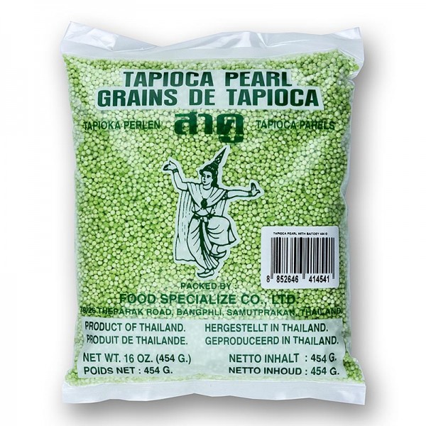 Cook Brand - Tapiokaperlen grün mit Pandanusaroma