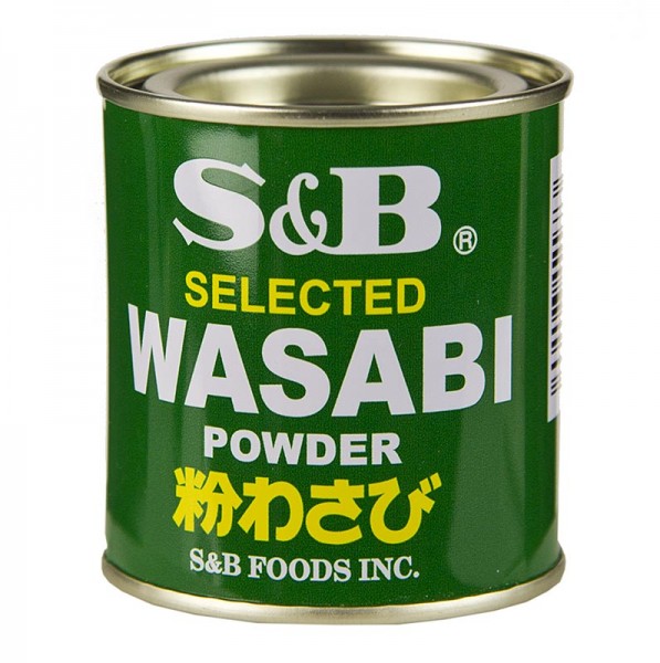 S&B - Wasabi - Grünes Meerrettich-Pulver mit echtem Wasabi