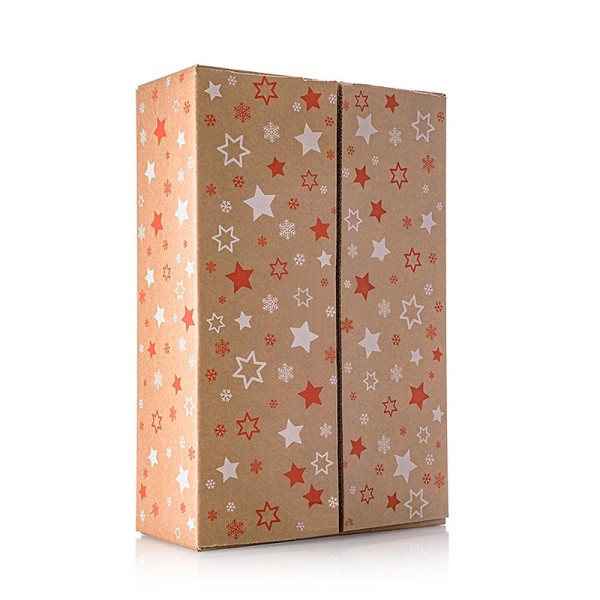 Famulus Verpackungen - Versandkarton Sterne 300 mit 3er Einlage 425x278x105mm