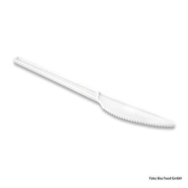 Naturesse - Einweg Naturesse Messer weiß aus CPLA 16.8cm