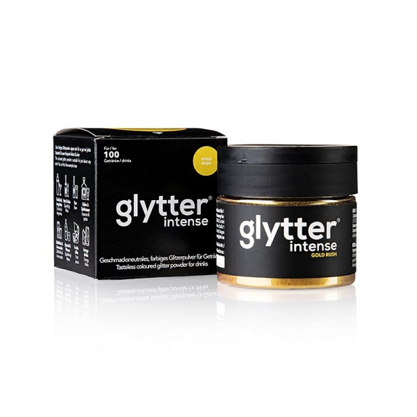 Glytter - glytter intense Gold Rush Lebensmittelglitzerpuder