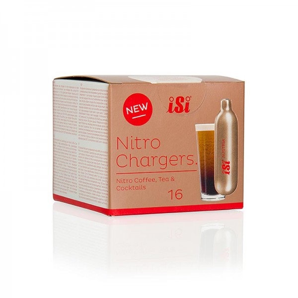 ISI Nitro Whip - Einweg Nitrokapseln für Nitro Cold Brew Coffee (reiner Stickstoff) iSi