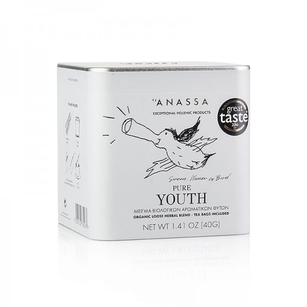 Anassa - ANASSA Pure Youth Tea (Kräutertee) lose mit 20 Beuteln BIO
